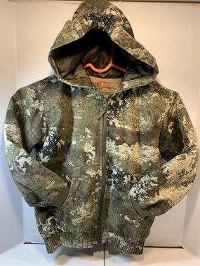 Redhead Silent Hide Youth Small 6/7 Insulated Hooded Camo Jacket.           3717
